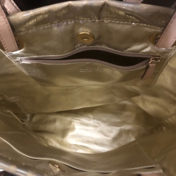 Michael Kors Metallic Patent and Leather Totebag - Picture 7 of 12